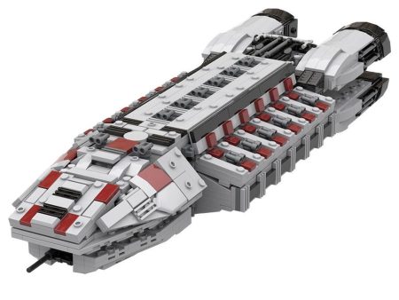 MOC NON  MOC Space Battlestars Spaceship Wars Transport Ship Building Block Assemble Brick Part Kid STEM Toy DIY Collectible  1751PCS Hot on Sale