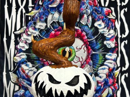 Jack Skellington Halloweed Pumpkin Bong  sour glass Online now