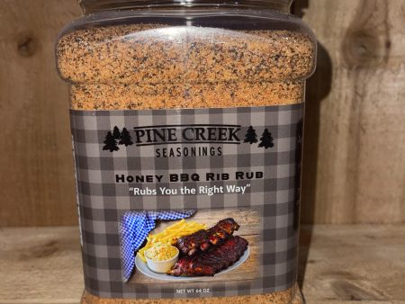 Pine Creek Honey BBQ Rib Rub Seasoning 64OZ For Sale