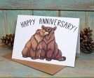 Bear Couple Anniversary Card Cheap