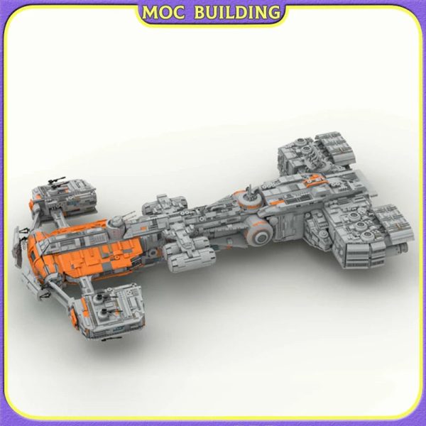 MOC NON  MOC Famous Movie Series Scene Bunker Buster Building Blocks Fighter Spaceship Model DIY MOC Assembled Bricks Kids Toys Online Hot Sale