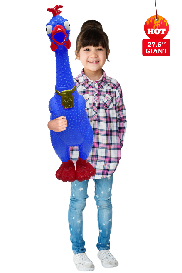 Giant Hug Me Chicken Red - Over 2 Feet tall, Screams for up to 45 seconds! (Red) on Sale