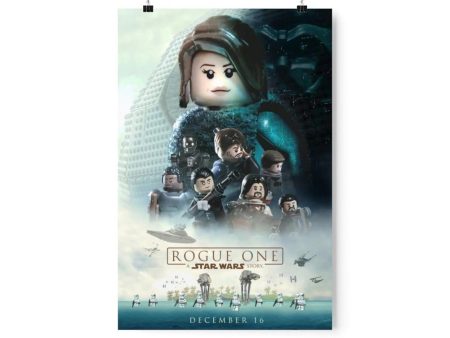 MOC  Compatible  Rouge One Star Wars   Movie Wall Art POSTER ONLY Online now