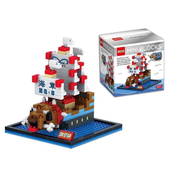 MOC NON  One Piece Pirate Ship Series Building Blocks Bricks Anime Figure Mini Action Figures Education Game Toys Kids Online