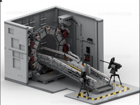 MOC NON  Movie Space Travel Scenes Moc Building Block Diorama Kit Wormhole Bricks Constructor toys   Collection Model Fashion