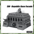 MOC NON  Streetscape Ahitecture Series MOC Bricks SW - Republic Base Large Building Block Set DIY toys Kid Supply