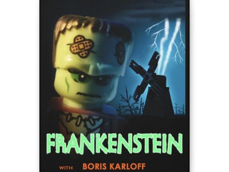 MOC  Compatible  Frankenstein  Movie Wall Art Canvas Art With Backing. Discount