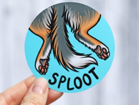 Sploot Vinyl Sticker Cheap