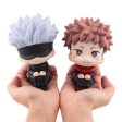 MOC  Compatible  Anime Jujutsu Kaisen Figurine Cute Gojo Satoru Itadori Yuji Look Up PVC Anime Action Figure on Sale