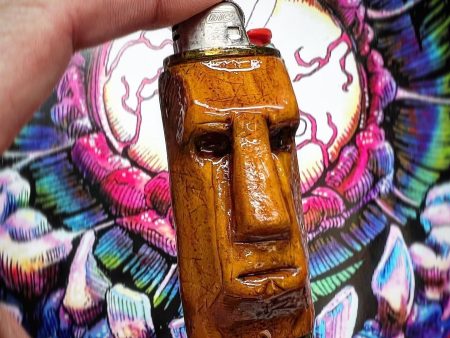 Easter Island: Lighter Sleeve For Sale