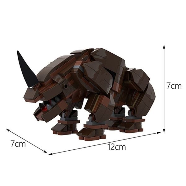 MOC NON  Star Movie Animal Tatooine-Bantha Mudhorn Monster Village Model Building Blocks toys  Kids Toy  Bantha Cheap