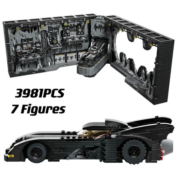 MOC NON  NEW Unofficial MOC 76252 Batcave Shadow Box with or w out  lighting Famous Movie Car Building Blocks Bricks toys Kids  Adult Online now