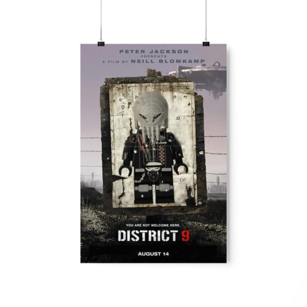 MOC  Compatible  District 9  Movie Wall Art POSTER ONLY on Sale