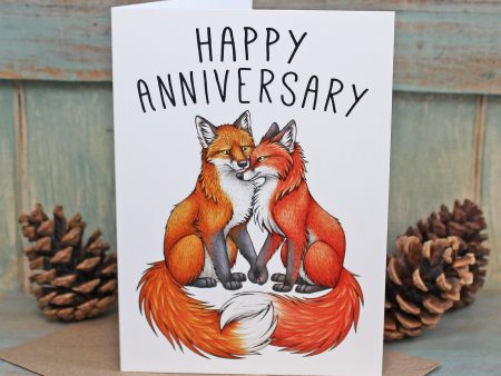 Fox & Vixen Anniversary Card Discount