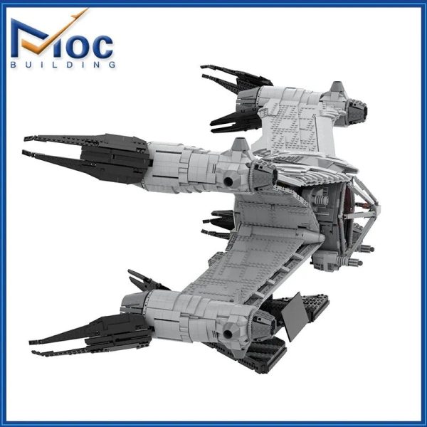 MOC NON  MOC MOC Building Block SA-23E Aurora Starfury Science Fiction Airaft Technology Bricks DIY Assembled Model Toy Holiday Online Sale