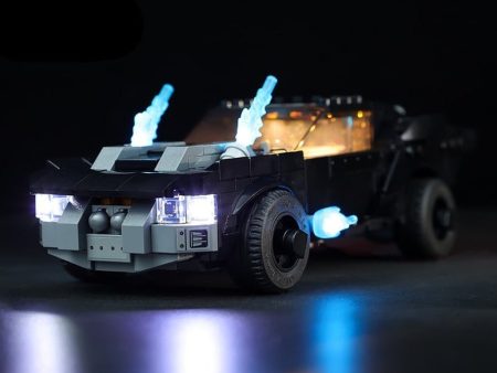 MOC  Compatible  LED Lighting Set DIY toys Super Hero Car 76181 Batmobile The Penguin Chase Blocks Building Only Light Kit Included Online now