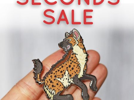 *Seconds Sale* Spotted Hyena Hard Enamel Pin Online Sale