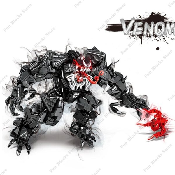 MOC NON  Super Hero Superhero Movie Carnage Battle Venom VS Spiderman Model Building Blocks Bricks Sets Figures Kids toys Online