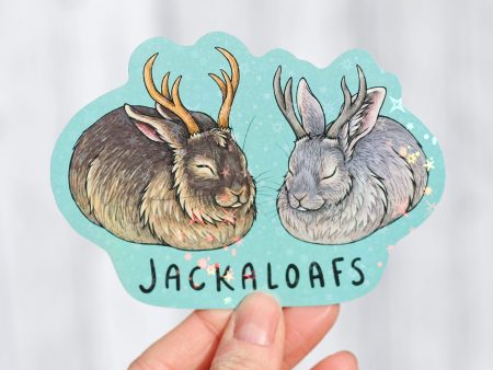 Jackaloafs Holographic Sticker For Sale