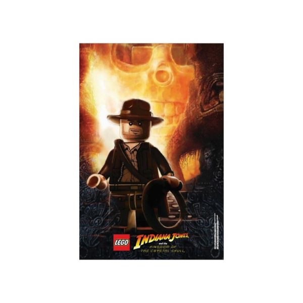 MOC  Compatible  Indiana Jones  Movie Wall Art POSTER ONLY For Discount