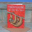 Sloths New Baby Card Online