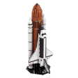 MOC  Compatible  MOC Space Shuttle Series Spaceship Launch Platform Launch Center Rocket Vehicle Building Block Model DIY toys For Discount