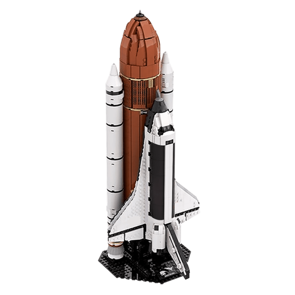 MOC  Compatible  MOC Space Shuttle Series Spaceship Launch Platform Launch Center Rocket Vehicle Building Block Model DIY toys For Discount