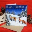 Winter Foxes Christmas Card Online now