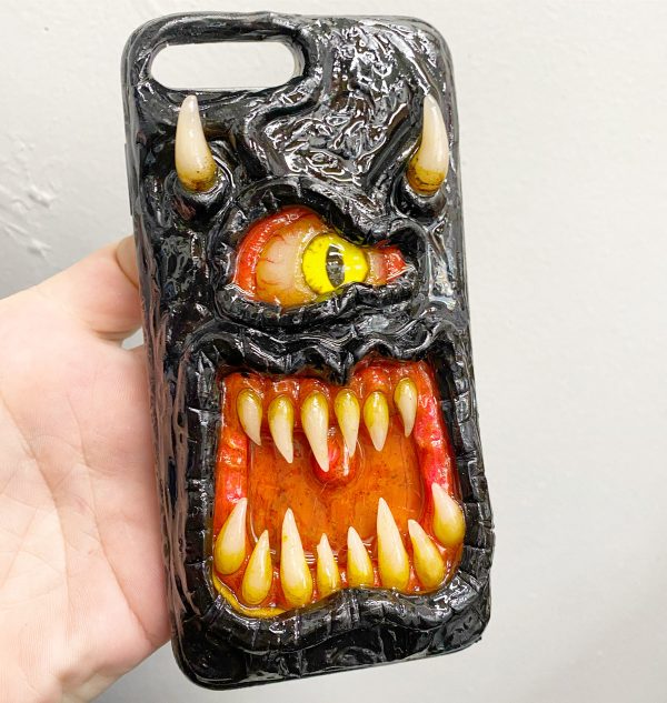 Black Monster Phone Case Online now