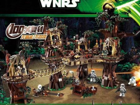 MOC NON  Star Toys Wars Compatible W  Major Brands Ewok Village Wars Set Building Block Bricks Kids Toys Sale