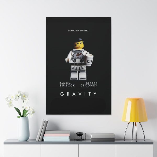 MOC  Compatible  Gravity  Movie Wall Art Canvas Art With Backing. For Discount