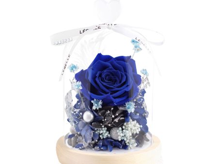 Enchanted Preserved Rose - Royal Blue For Discount