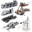 MOC NON  Sci-Fi Space War Movie Imperial Troop Transport MOC Building Blocks DIY Soldier Anti-Vehicle Cannon Weapon Bricks toys Kids For Sale