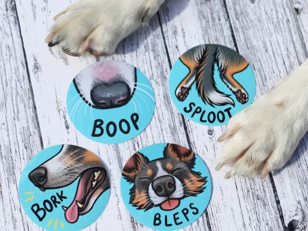 Border Collie Sticker Set Sale