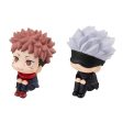 MOC  Compatible  Anime Jujutsu Kaisen Figurine Cute Gojo Satoru Itadori Yuji Look Up PVC Anime Action Figure on Sale