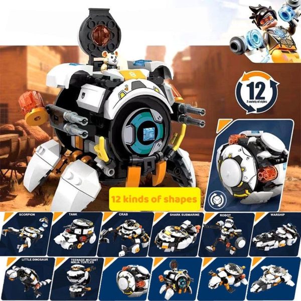 MOC NON  New Games OW Bricks Wrecking Ball Compatible Overwatching 75976 Building Blocks toys Online