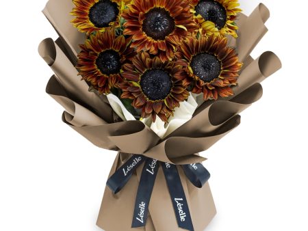 Fresh Flower Bouquet - Evil Eye Sunflowers (XL) Online now