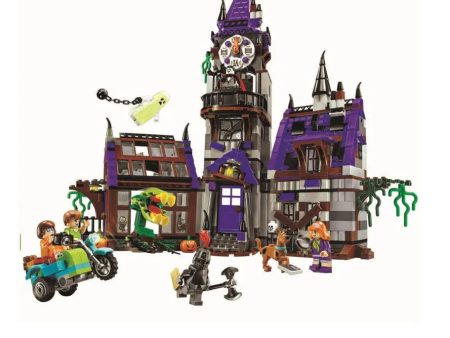 MOC NON  New 10432 &amp 10430 Scooby Mystery Machine Bus City Building Block Bricks Toys Joint  Child  Toys 10429 10428 Sale