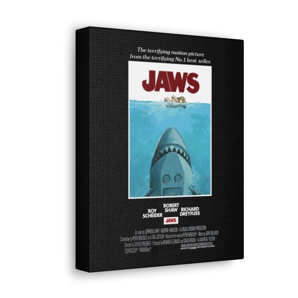 MOC  Compatible  Jaws  Movie Wall Art Canvas Art With Backing. Fashion