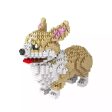 MOC  Compatible  2000+pcs 16013 Mike Dog Building Blocks Diamond Micro Small Bricks Spelling Toy Pet Dog Block Model toys For Cheap