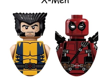 MOC NON  Super Heroes The Wolverine Logan Deadpool Venom Wade Carnage Model Figure Blocks Construction Building Bricks toys Sale