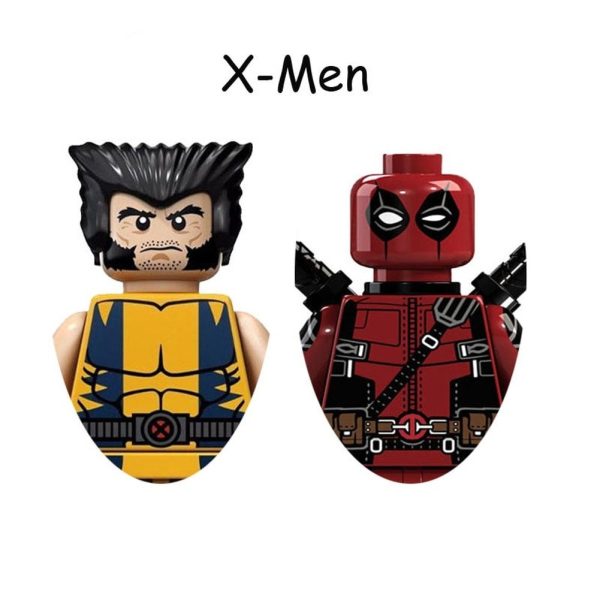 MOC NON  Super Heroes The Wolverine Logan Deadpool Venom Wade Carnage Model Figure Blocks Construction Building Bricks toys Sale