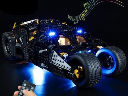 MOC  Compatible  LED Lighting Set DIY toys 76240 Batmobile Tumbler Blocks Building (Only Light Kit Included) on Sale