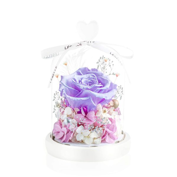 Enchanted Preserved Rose - Lilac Fashion