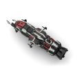 MOC  Compatible  MOC Rocinante S4 Roci Corvette-Class Frigate Building Blocks Model Kit Expansed Space MCRN-Tachi Donnager Spaceship Toys Cheap