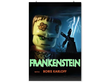 MOC  Compatible  Frankenstein  Movie Wall Art POSTER ONLY Online Sale