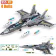 MOC NON  WW2 Airplane Soldier A10 Fighter Model Building Blocks J-20 Soldier Weapons Air Missile F18 Airaft Bricks Set Toy For Kid MOC Supply