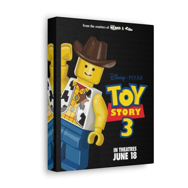 MOC  Compatible  Toy Story 3  Movie Wall Art Canvas Art With Backing. Sale