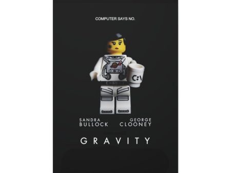 MOC  Compatible  Gravity  Movie Wall Art Canvas Art With Backing. For Discount