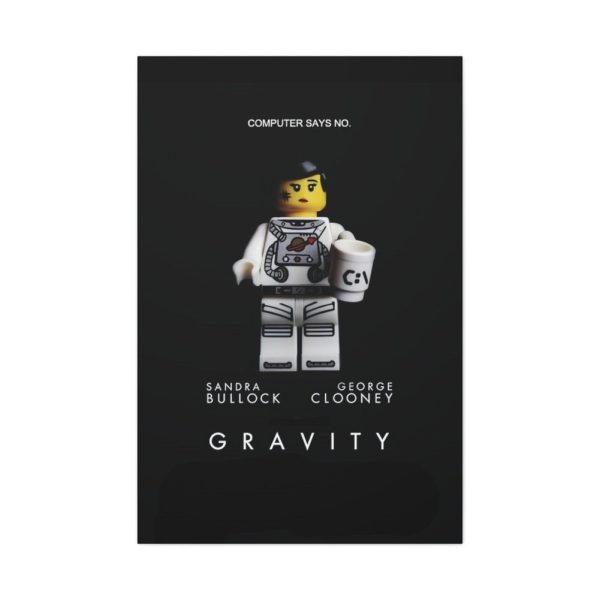 MOC  Compatible  Gravity  Movie Wall Art Canvas Art With Backing. For Discount